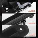 A-Premium Exterior Door Handle Front Right Passenger Side - Compatible with 1996-2009 Chevy Express & GMC Savana 1500 2500 3500 4500 Van - Textured Black, w/Key Hole