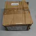 Plug in Pendant Light Rattan Hanging Lamp with Switch, Mini Rattan Boho Semi Flush Mount Ceiling Light, Hand Woven Hallway Light Fixtures for Bedroom Entryway Kitchen (1 Pack Brown)