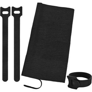 212Pcs 6in Cable Ties, Adjustable Cable Straps Wire Organizer Cord Wrap, Hook and Loop Cable Management