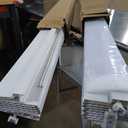 32" W Premium Foldable Accordion Doors, Double Walled Heavy Duty Folding Doors for Interior, Privacy Room Divider, White