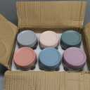 NETANY 6-Pack 16 oz Overnight Oats Containers with Lids, Glass Jars with Airtight Lids, Wide Mouth Mason Salad Jars, Glass Food Storage Containers for Snacks Yogurt Spice Sugar