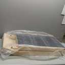 Dog Ramp for Bed, 64" Long Foldable Pet Ramp for Small Large Dogs, Dog Ramps for High Beds Car, High Traction with Platform 6 Adjustable Heights 24" to 30" Up to 220LBS Black (64"X 17inch)