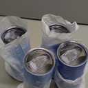 Sliner 6 Pcs Christmas Skinny Tumblers Set 20 oz Christmas Stainless Steel Travel Coffee Mug Holiday Insulated Water Tumbler with Lid and Straw Xmas Gift Set for Women Men Friends Family (Winter)