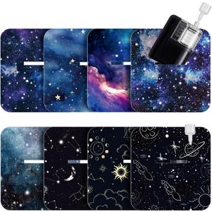 Geiserailie Adhesive Patches Compatible, CGM Waterproof Adhesive Over Patches, Galaxy Tape Stickers (Compatible with Mobi Pocket,Square)