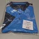 LULY YANG DSP Men's Active Polo - Short Sleeve (Black, XXL)