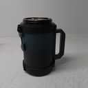 Hydraful Gallon Jug, 128oz Large Insulated Stainless Steel Sports Water Jug, Large Triple Wall Vacuum Insulation Water Bottle-Keeps Cold up to 48 Hrs-Sweat Proof, for Gym, Hiking & Camping (Samurai Cyan)