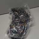 Amazon Essentials Women's Cap Sleeve Boat-Neck Faux Wrap Dress (Medium, Black Ditsy Floral)