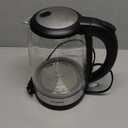 Cosori Electric Kettle, No Plastic Filter & Spout, 1.8Qt Tea Kettle & Hot Water Boiler For Coffee & Tea, Water Heater & Teapot, Automatic Shut Off, Borosilicate glass, Black, 1500W