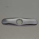 Moen 141002 Kitchen Faucet Escutcheon Deckplate for 3-Hole Installation, Chrome