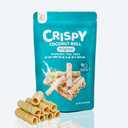 Tongsook Crispy Coconut Rolls (Original Flavor) Authentic Thai Taste Made with Real Coconut Milk Gluten Free 2.82oz (80g) Best By: 02/08/2026