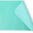 Pet Grooming Table Non-Slip Mat - Padded Mat for at-Home Grooming Dogs and Cats,Bathing Mat for Pets, Diameter57cm/22.44inch (Turquoise Green, 57cm/22.44inch)