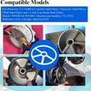 1 Pc Diverter Spider Gasket Compatible with Waterway 711-1910B/806105211439, Fit for Carefree, Clearwater, TWM Sand Filters Models WVS002 & WVS003 1.5-inch Top Mount Pool Sand Filters Multiport Valve