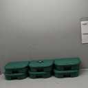 Exterminators Choice - 6 Pack Rat Bait Station Boxes with 1 Key - Heavy Duty Mouse Trap Poison Holder - Great for Catching Rats and Mice - Pest Control - Durable and Discreet