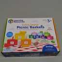 Learning Resources Sorting Surprise Picnic Baskets, Toddler Sorting & Matching Skills Toy, Fine Motor Skills, Preschool Educational Toys, 32 Pieces, Ages 3+