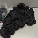 6 Pack Black Cheesecloth Table Runner 10ft Boho Gauze Fabric Cheese Cloth Table Runner 35 x 120 Inch Rustic Sheer Runner for Wedding Decor Baby Shower Party Table Centerpiece Decoration