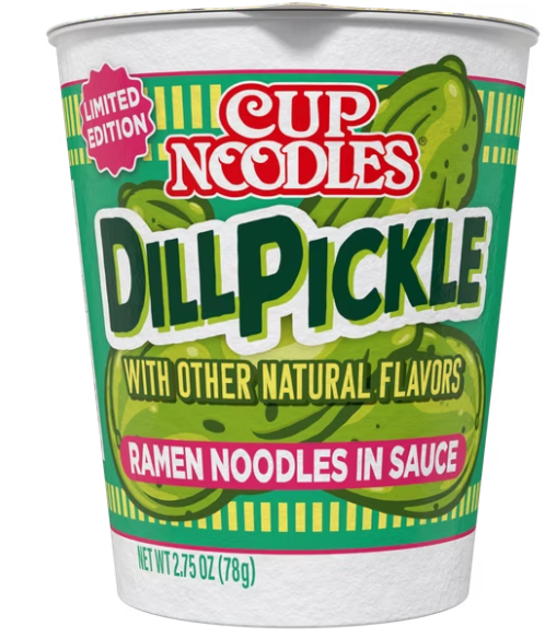 Cup Noodles Dill Pickle 6 Pack, BBD: 06/25/2026