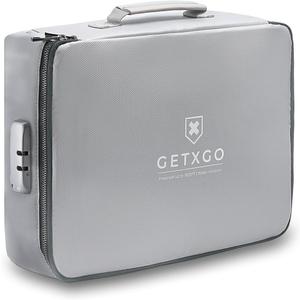Fireproof Document Box - UL 94 V-0 & NFPA 701 | 1832F SGS Certified | Water-Resistant Emergency box with Sercured Lock