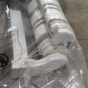 Paramondo 15.7'x9.8' Patio Awning Retractable Fully Assembled, Manual Sunshade Shelter Outdoor Deck Canopy Balcony Awning Cover - Premium Quality 280G Ployester Aluminum Frame, Grey with White Strips