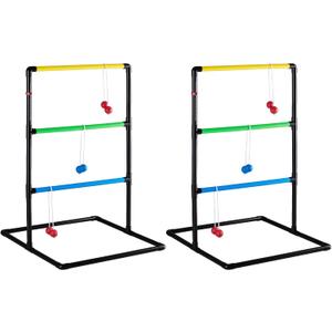 OLIXIS Ladder Ball for All Ages, Bolas, Carry Bag & Scoreboards, Black