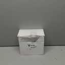 24 Pcs Pine Cone for Christmas Tree Christmas Ornament 3 Size Pine Cone for Craft Decorating with Silver Metal Clip Rustic Farmhouse Xmas Decoration Wreath DIY Gift(Snow)