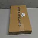 33Inch Desk Lamp for Home Office, Eye-Caring Architect Desk Lamp with Clamp, 24W Ultra Bright Auto Dimming Computer Light Stepless Dimming and Tempering Table Light for Reading, Study, Work