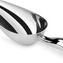 New Star Foodservice 1028508 Stainless Steel Bar Ice Flour Utility Scoop, 6-Ounce