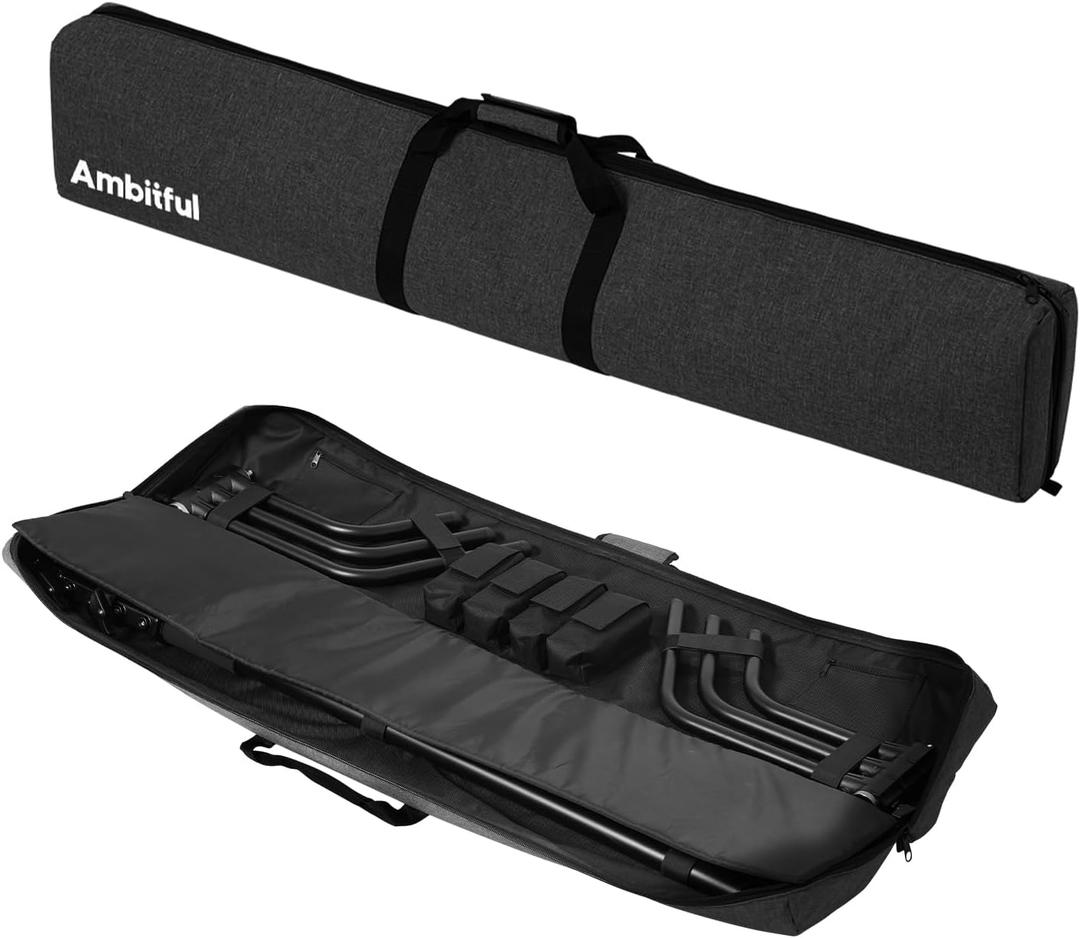 AMBITFUL PB20 Heavy-Duty Carrying Case for C-Stand, Light Stand, Tripod - Waterproof Tote Bag Compatible with Boom Arm, Camera Tripod, Fishing Rod, Spotting Scopes (Photography/Videography/Fishing)