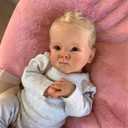Lifelike Reborn Baby Dolls Boys - 18 Inch Real Baby Feeling Realistic-Newborn Baby Doll Soft Weighted Vinyl Body Real Life Baby Dolls with Complete Accessories & Gift Box for Kids Age 3+
