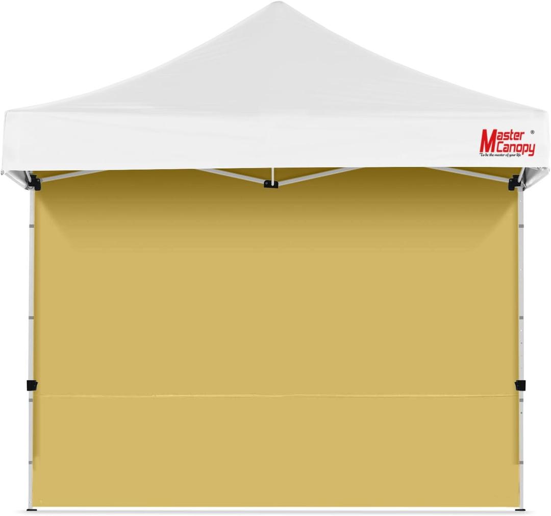 MASTERCANOPY Instant Canopy Tent Sidewall for 10x10 Pop Up Canopy, 1 Piece, Beige