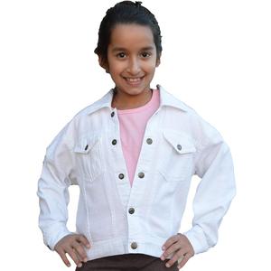 Youth White Denim Jacket, Size 10Y