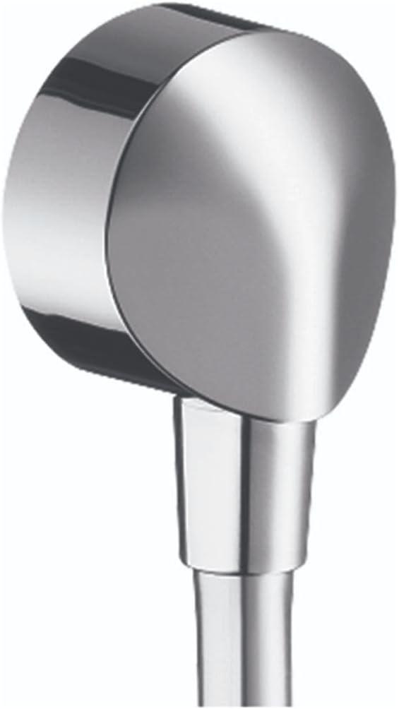 hansgrohe Check Valves Round 2-inch Chrome, 27458003 Wall Outlet