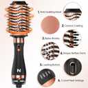 Natrial Hair Dryer Brush Blow Dryer Brush in One Hot Air Brush for Drying and Straightening, Volumizer Multi-Styler Smooth Curls for All Hair Types, Frizz-Free Blowout Brush for Salon Quality
