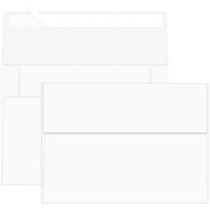 4x6 White Envelopes For Invitation, A6 envelope 4.75 x 6.5 inch, 4X6 Envelopes for A6 cards,Self Seal envelopes for weddings, greeting cards,baby shower,photos,birthday (50, White, A6)
