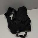 SlowTon Dog Carrier Sling - Thick Padded Shoulder Strap Adjustable Dog Carriers for Small Dogs, Puppy Carrier Purse for Pet Cat with Front Zipper Pocket Safety Belt Machine Washable (Black M)