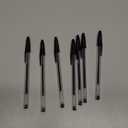BIC Cristal Stic Medium Ball Pen, Black 7 piece