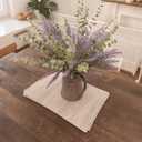 38pcs Eucalyptus Stems Artificial Eucalyptus Leaves Fake Greenery Branches Fake Flowers for Wedding Centerpiece Spring Easter Farmhouse Home Decoration