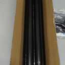 Shower Curtain Rod Adjustable 30-80" with Holder, Anti-Rust Shower Rod & Spring Tension Shower Rod No Drill, Black Shower Curtain Rod for Bathroom Tension Rod