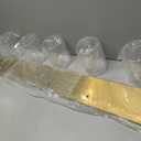 IZORRO Bathroom Vanity Light Fixture, 6-Light 46 Inch Gold Bathroom Light Fixtures Over Mirror, with Clear Glass Shade, Modern Farmhouse Vanity Lights, Rustic Restroom Lighting Fixtures
