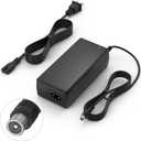 SGS Certified 42V 2A Electric Scooter Charger (Round RCA Connector Charger) Compatible with Segway Ninebot Scooter, Lime, Lime-S, Spin, Skip, ES1 ES2 ES4 Electric Scooter for 36V Li-ion 10S Battery