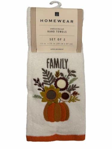 Home Wear Hand Towels Set Of 2 15x25