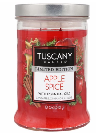 Tuscany Candle Limited Edition 18 0z Apple Spice