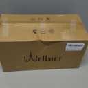 Wellmet Chandelier Shades, ONLY FOR CANDELABRA BULBS, Clip-on Fitter Lamp Shades, 3" X 6" X 5", 6 pcs Set (Bell-3x6x5 inches, Cream white)