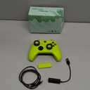 W&O Wireless Controller for With Xbox One, Xbox Series X/S, Xbox One X/S, PC, With RGB LED Light, Mappable Buttons, With 2.4GHZ Wireless Adapter Gamepad (Electric Volt)