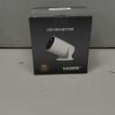 Mini Portable Projector 4K WiFi 6 BT 5.2 Upgraded Portable Projector Full HD Supported for Phone /PC /TV /HDMI /PS5 /Laptop Auto Keystone Home Theater 180 Rotation [Built-in App] White