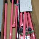 Sportsroyals Gymnastics Bar for Kids,Adjustable Height Gymnastic Horizontal Bars,Folding Gymnastic Junior Training Kip Bar for Home, Pink