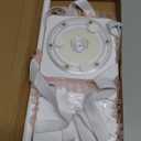 POVETIRE Bow Holder for Girls Hair Bows,White 360 Rotation Hair Bow Organizer, Hair Clips Stand Hair Accessories Rack Display Decors Baby Nursery Toddler Girls Room