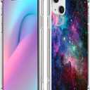 Case Cover Compatible for iPhone 13/14 Amazing Space Galaxy Nebula Scene View Colorful Drop Resistant (TPU Protective Heavy Duty Bumper)