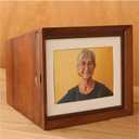 Aspen Studio Photo Urn for Human Cremation Walnut Wooden Urn with Picture Frame Decorative Urn by Aspen Studio