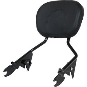 YHMOTO Detachable Sissy Bar Passenger Rear Backrest Compatible for Harley Davidson Touring Street Glide Road King Electra Glide 2009-2025 (Black)
