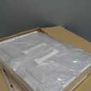 SNSLXH Portable Clear Storage Bins with Lid & Wheels, 24QT Clear Storage Bins with Lid, 4-Tier Plastic Bins with Wheels, Stackable, Magnetic Doors, for Bedroom, Living Room, Office (34.6*14.96*11in)